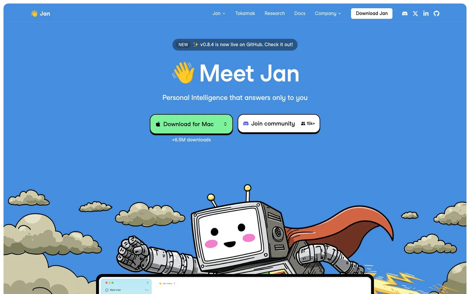 Screenshot of Jan