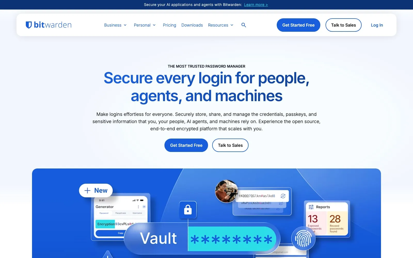 Screenshot of Bitwarden