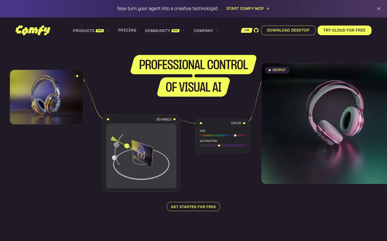 Screenshot of ComfyUI